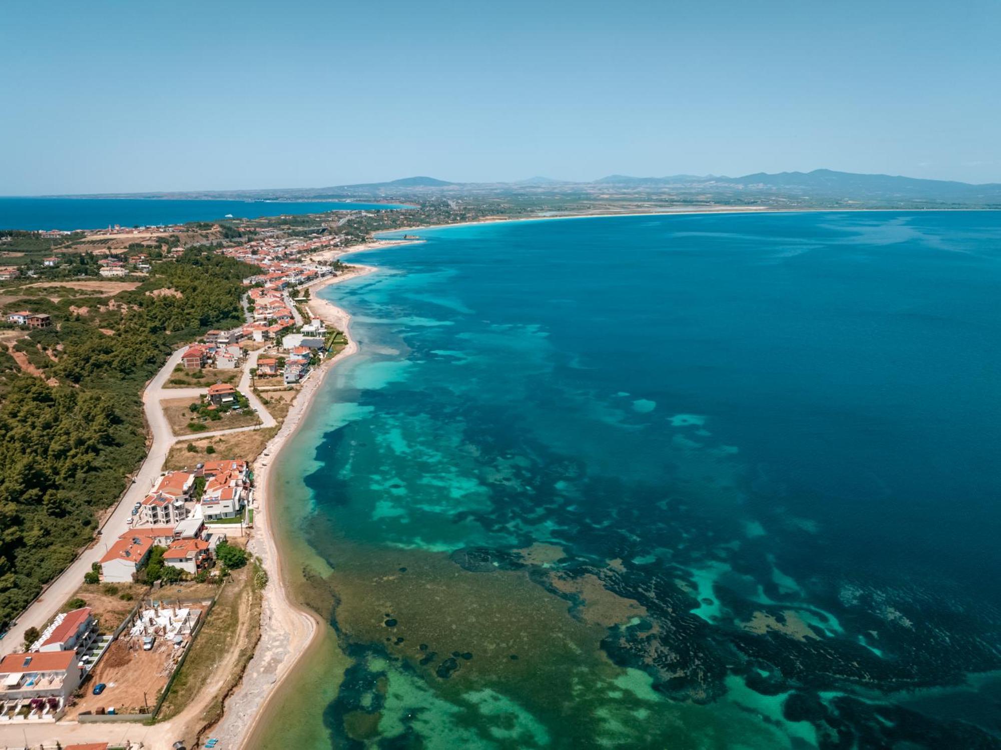 Azzurro E Verde By Rentalspro - Nea Potidaia Halkidiki ネア・ポティダイア エクステリア 写真