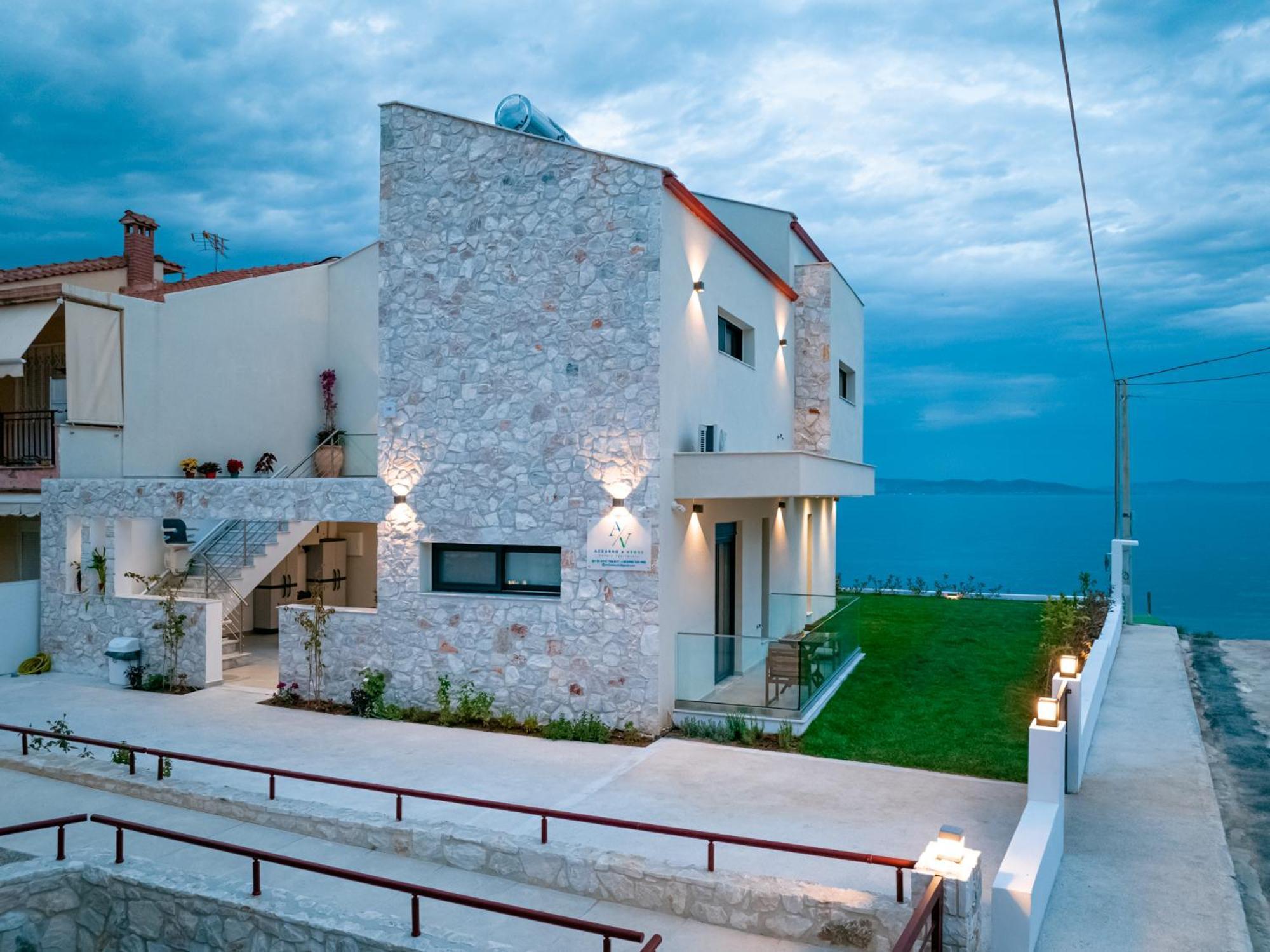 Azzurro E Verde By Rentalspro - Nea Potidaia Halkidiki ネア・ポティダイア エクステリア 写真
